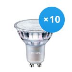 Mehrfachpackung 10x Philips MASTER Value LED Spot GU10 PAR16 4.8W 355lm 36D - 927 Extra Warmweiß | Höchste Farbwiedergabe - Ersatz für 50W