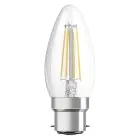 Ledvance Classic Performance LED Glühbirne B22d Kerze Fadenlampe Klar 4W 470lm - 827 Extra Warmweiß | Ersatz für 40W