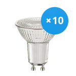 Mehrfachpackung 10x LED-Spot GU10 PAR16 3W 230lm 60D - 927  | Höchste Farbwiedergabe - Dimmbar - Ersatz für 35W