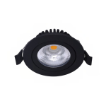 LED schwenkbar Spot Schwarz Rund 6W 550lm 60D - 927 | 85mm - IP54 - Dimmbar - Höchste Farbwiedergabe