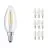 Lot 10x Ledvance CLASSIC LED E14 Bougie Filament Claire 4W 470lm - 840 | Remplacement 40W