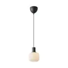 Nordlux Milford Mini Noir Suspension Luminaire Verre Noir | Convient pour 1x E27
