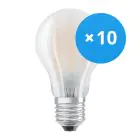 Lot 10x Ledvance CLASSIC LED E27 Poire Filament Dépolie 6.5W 806lm - 827 Blanc Très Chaud | Équivalent 60W