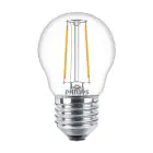 Philips Corepro LED Lustre E27 Boule Filament Claire 2W 250lm - 827 Blanc Très Chaud | Équivalent 25W