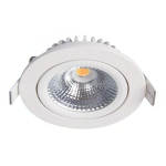 LED inclinable Spot Blanc Ronde 5W 550lm 60D - 940 | 85mm - IP54 - Dimmable - Meilleur rendu de couleur