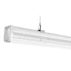 LED Rail De Fixation Suspendu V2 70W 12600lm 30D - 840 Blanc Froid | 1500mm - Dali Dimmable - 8 Pôles - UGR 